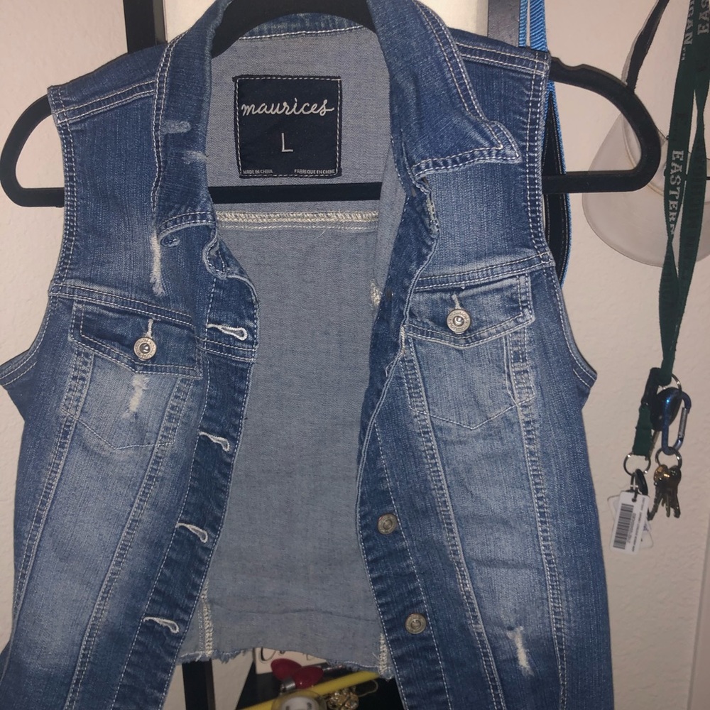 Denim vest